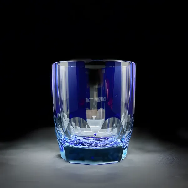 ロックグラス 北斎 朝顔に雨蛙