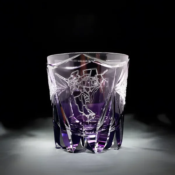 エヴァンゲリオン初号機 江戸切子グラス