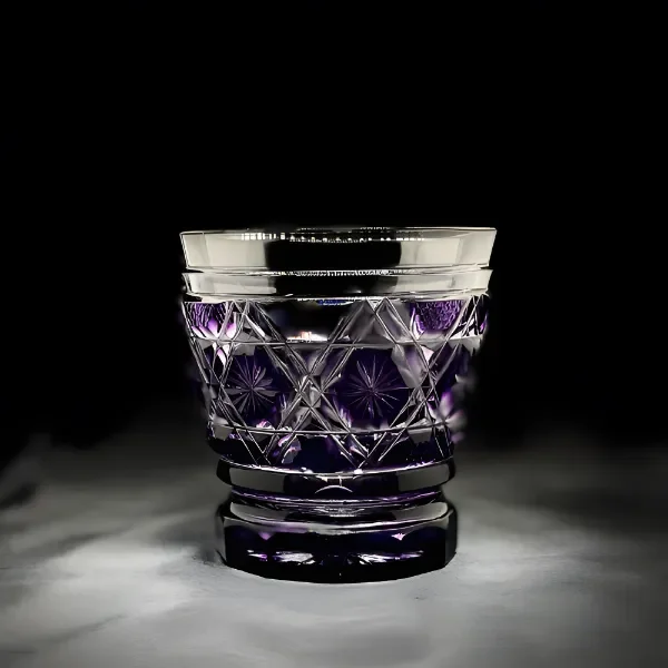 焼酎オンザロックグラス 島津紫