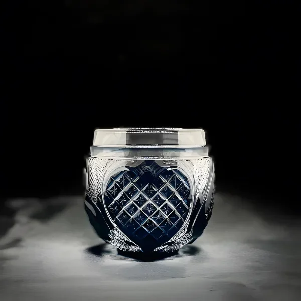 島津薩摩切子 トランプ柄